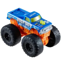 Hot Wheels Monster Trucks: Bigfoot 4x4x4 samochód potwór z efektami świetlnymi i dźwiękowymi 1/43 - Mattel zdjęcie 2