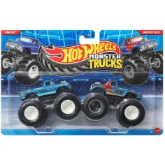 Hot Wheels Monster Trucks: Bigfoot vs Bigfoot Bite zestaw 2 samochodów 1/64 - Mattel