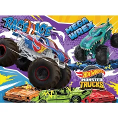 Hot Wheels Monster Trucks puzzle 48 elementów 35x25 cm - Lisciani zdjęcie 2