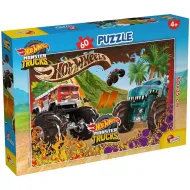 Hot Wheels Monster Trucks puzzle 60 elementów 50x35 cm - Lisciani