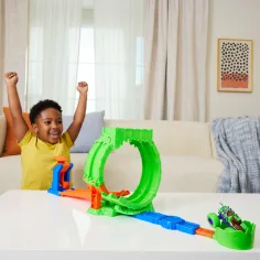 Hot Wheels Monster Trucks Slimehurok tor wyścigowy – Mattel zdjęcie 3