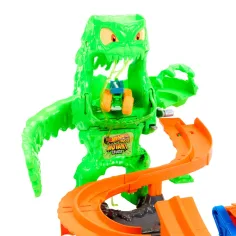 Hot Wheels Monster Trucks Slimeszörny Chaos Tor - Mattel zdjęcie 4