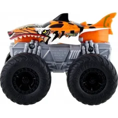 Hot Wheels Monster Trucks Tiger Shark pojazd z światłami i dźwiękami 1/43 - Mattel zdjęcie 2