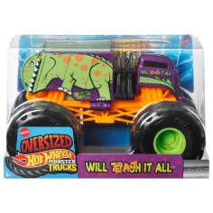 Hot Wheels Monster Trucks: Will Eat it all monster samochód 1/24 – Mattel
