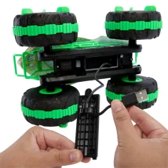 Hot Wheels Monster Trucks Zdalnie Sterowany Pojazd Amfibijny Great Bite 1/15 - Mattel zdjęcie 5