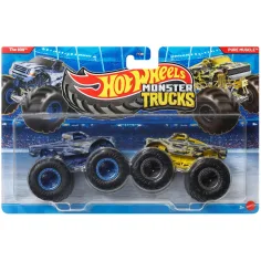 Hot Wheels Monster Trucks: Zestaw 2 samochodów 909 vs Pure Muscle 1/64 - Mattel