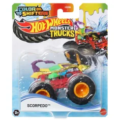 Hot Wheels Monster Trucks: Zmieniający kolor monster truck - Scorpedo - Mattel zdjęcie 1