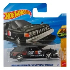 Hot Wheels: Nissan Maxima Drift Car czarny mały samochód 1/64 - Mattel