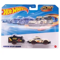 Hot Wheels: Porsche 911 Off-Roader samochód transportowy w skali 1/64 - Mattel