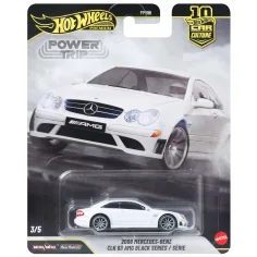 Hot Wheels Premium: Cool-túra 2008 Mercedes-Benz CLK 63 AMG Black Series samochód 1/64 - Mattel