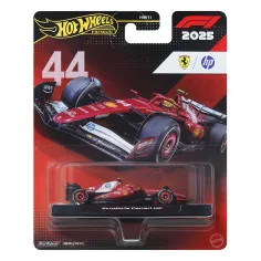 Hot Wheels Premium: Lewis Hamilton Ferrari #44 Formula 1 samochód 1/64 - Mattel