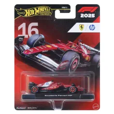 Hot Wheels: Samochód wyścigowy Formula-1 Ferrari - #16 Charles Leclerc - Mattel
