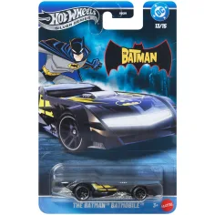 Hot Wheels Srebrna Seria: Batmobil Batmana mały samochód 1/64 - Mattel