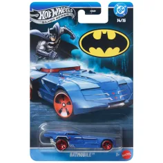 Hot Wheels Srebrna Seria: Batmobil samochód 1/64 - Mattel