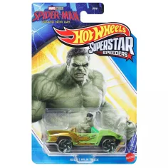 Hot Wheels: Superstar Speeders Spider-Man Hulk samochód 1/64 - Mattel