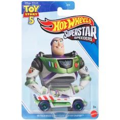 Hot Wheels: Superstar Speeders Toy Story 5 Hi-Tech Buzz Lightyear samochód zabawkowy 1/64 - Mattel