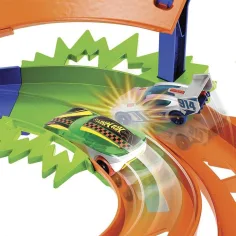 Hot Wheels: Tor wyścigowy z podwójnym torem z 2 samochodami wyścigowymi - Mattel zdjęcie 5