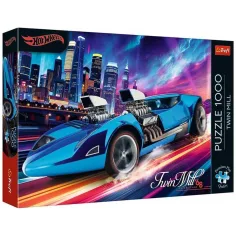 Hot Wheels Twin Mill 1000-elementowa premium układanka - Trefl zdjęcie 1