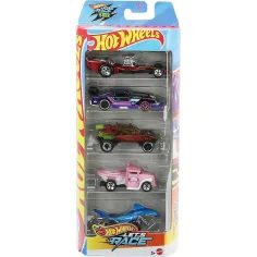 Hot Wheels: Zaczynamy wyścig 2 zestaw 5 małych samochodów 1/64 - Mattel