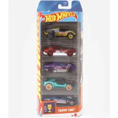 Hot Wheels: Zestaw 5 samochodzików Trophy Case 1/64 - Mattel