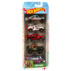Hot Wheels: Zestaw małych samochodów Mud Studs 5szt - Mattel