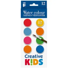 ICO: Creative Kids farby wodne 12 szt. 28mm