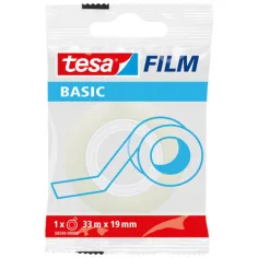 Ico: Tesa Basic przezroczysta taśma klejąca 33 m x 19 mm