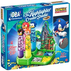 Idea! Jeż Sonic zestaw kreatywny do tworzenia zakreślaczy - Clementoni