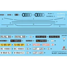 Italeri 1/24 model samochodu Audi Quattro zdjęcie 5