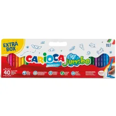 Jumbo zestaw 40 sztuk maxi markerów - Carioca