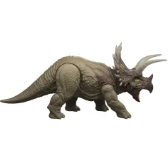 Jurassic World: Dino atakujący Triceratops z dźwiękiem i światłem – Mattel zdjęcie 2