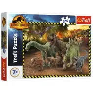 Jurassic World: Dinozaury z Jurassic Parku 200-elementowe puzzle - Trefl