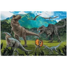 Jurassic World: Puzzle 100 elementów z dinozaurami z Jurassic Park - Trefl zdjęcie 2