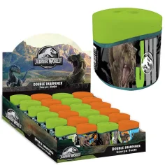 Jurassic World: Temperówka z dwoma otworami w kształcie Tyrannosaura Rex 1szt