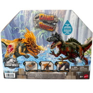 Jurassic World: Zestaw Bitewny z Odsłonięciem Dinozaurów – 2 figurki dinozaurów – Mattel