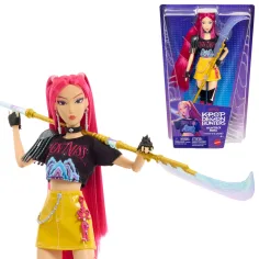 K-Pop Demon Hunter: Mira lalka modowa z bronią – Mattel zdjęcie 2