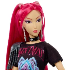 K-Pop Demon Hunter: Mira lalka modowa z bronią – Mattel zdjęcie 4