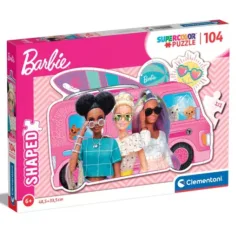 Kamper Barbie Supercolor, puzzle 104 elementy - Clementoni