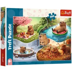 Kapibary 4 pory roku 300 elementów puzzle – Trefl