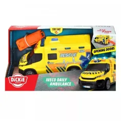 SOS Iveco karetka z dźwiękiem i światłem 18cm - Dickie Toys