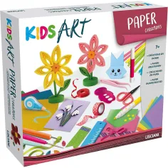 Kids Art: Kolorowe papierowe twórczości kreatywny zestaw - Lisciani