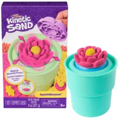 Kinetic Sand: Squish Blossom zestaw magicznych kwiatów z piasku – Spin Master