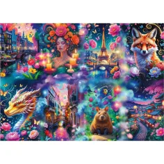 Kolorowy świat premium 8000 elementów puzzli – Trefl zdjęcie 2