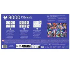 Kolorowy świat premium 8000 elementów puzzli – Trefl zdjęcie 3