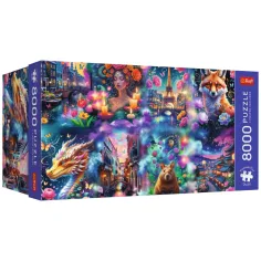 Kolorowy świat premium 8000 elementów puzzli – Trefl