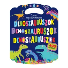 Kolorowy zeszyt do kolorowania z dinozaurami