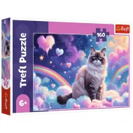 Kot w królestwie chmur 160-elementowe puzzle - Trefl