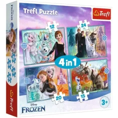 Kraina Lodu 2. Zestaw puzzli 4 w 1 - Trefl