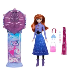 Kraina Lodu - Kryształowa Niespodzianka - Anna Kraina Lodu 2 w Sukience - Mattel zdjęcie 6