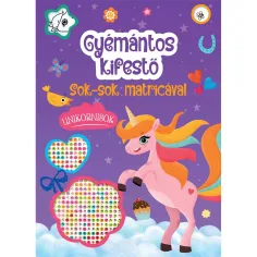 Kolorowanka z diamentami - Jednorożce zdjęcie 1